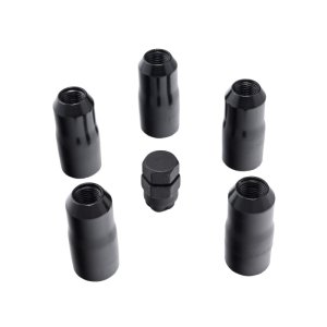 Jeep Gladiator JT Lug Nut Set - Rugged Ridge - M14-1.5 Thread, Conical Seat - Black - 2020 Jeep Gladiator JT Lug Nut Set - Rugged Ridge - M14-1.5 Thread, Conical Seat - Black - 2020